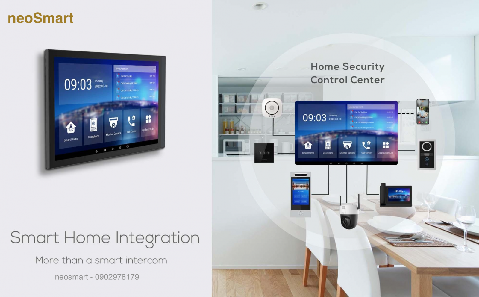 Giải pháp video intercom cho hệ thống căn hộ cao cấp, villa, chung cư neoSmart
